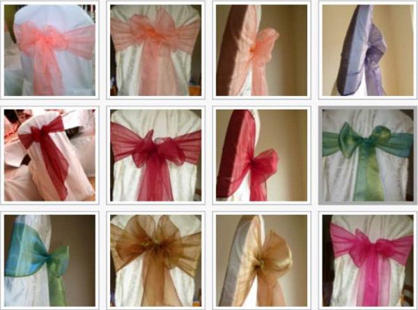 Chair Sashes Examples